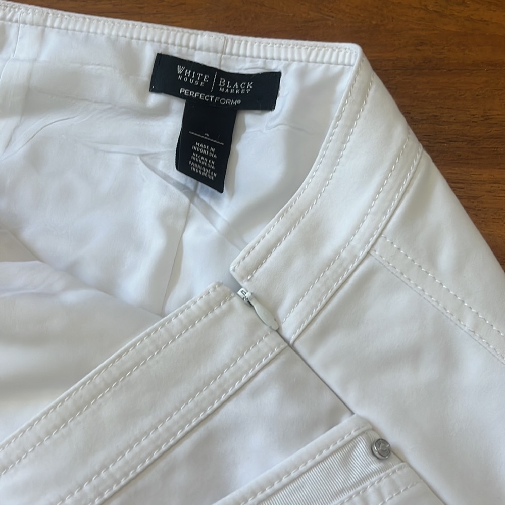WHBM Perfect Form White Skirt size 4 - Picture 3 of 7